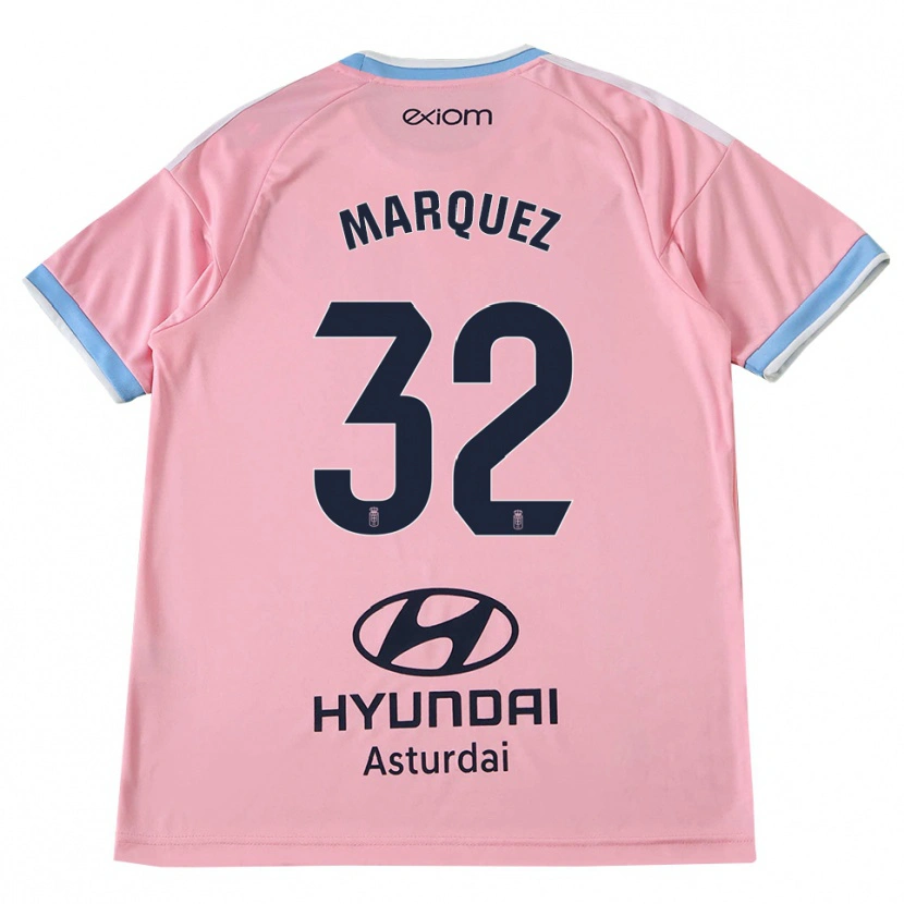 Danxen Kinderen Gerard Marquez #32 Centaurieblauw Roze Uitshirt Uittenue 2026/27 T-Shirt