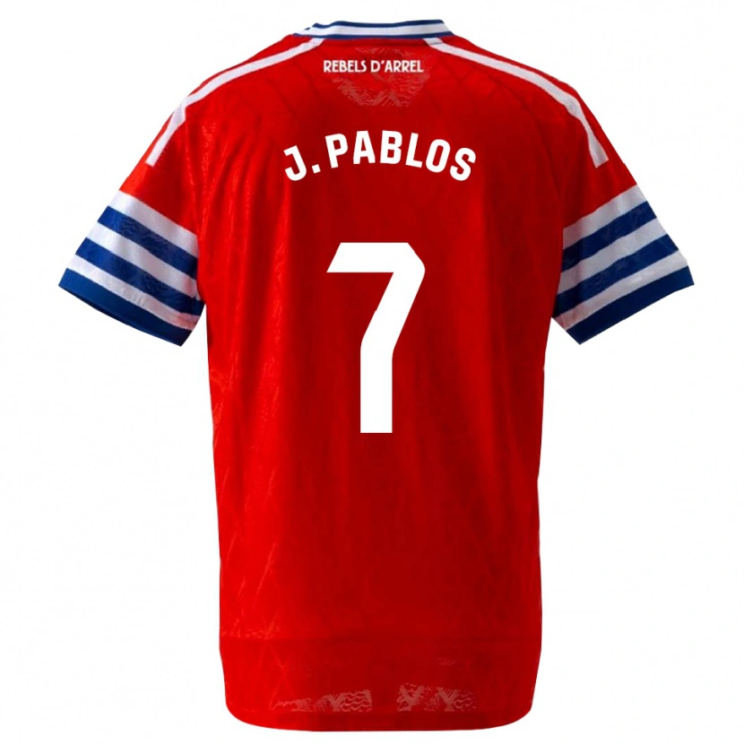 Danxen Kinderen Judith Pablos Garrido #7 Koninklijk Blauw Rood Uitshirt Uittenue 2026/27 T-Shirt