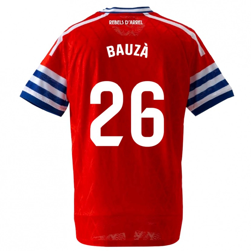 Danxen Kinderen Rafel Bauzà #26 Koninklijk Blauw Rood Uitshirt Uittenue 2026/27 T-Shirt