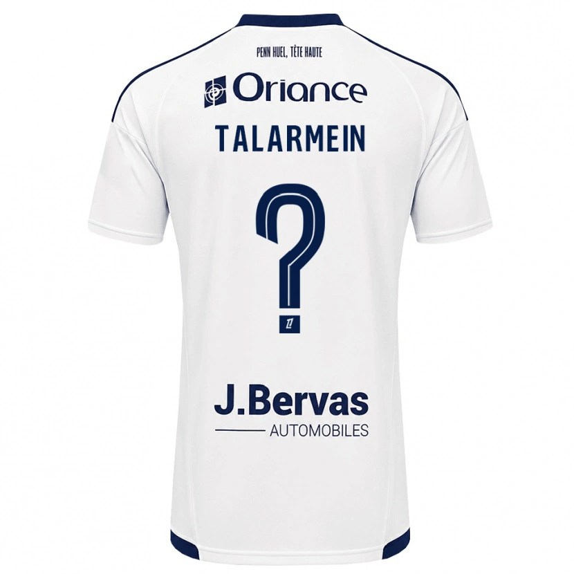 Danxen Kinderen Manon Talarmein #0 Marineblauw Wit Uitshirt Uittenue 2026/27 T-Shirt