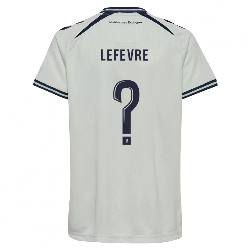 Danxen Kinderen Emmy Lefevre #0 Middernachtblauw Wit Uitshirt Uittenue 2026/27 T-Shirt
