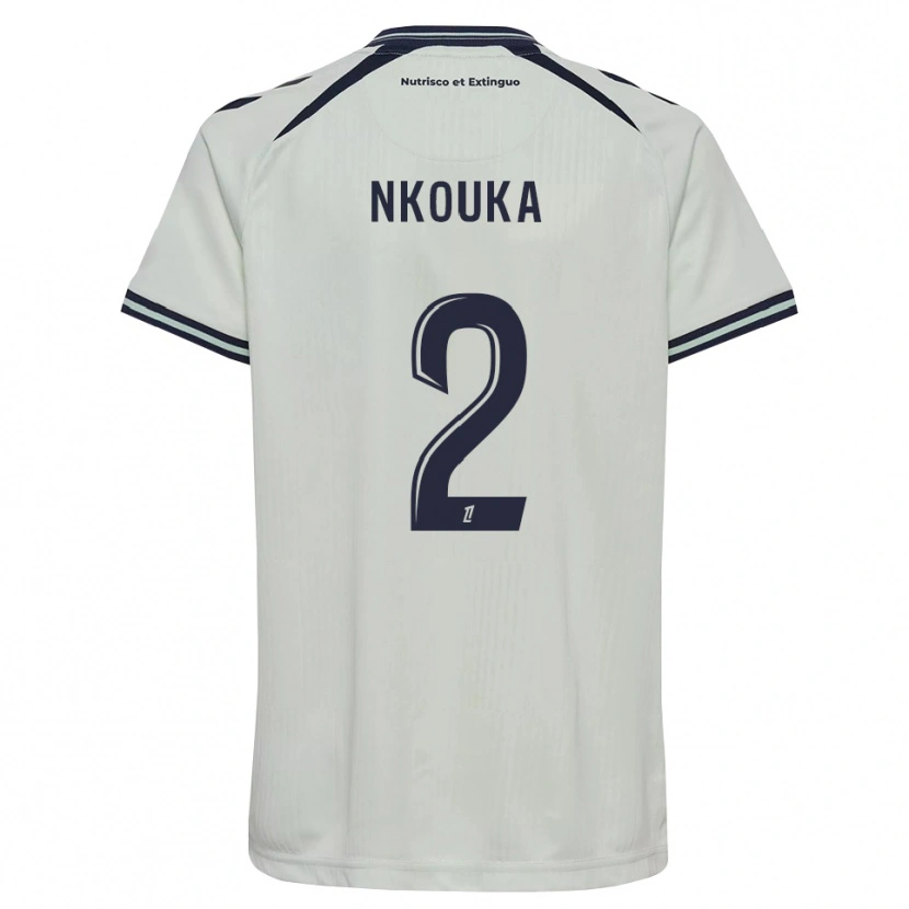 Danxen Kinderen Ethan Nkouka #2 Middernachtblauw Wit Uitshirt Uittenue 2026/27 T-Shirt