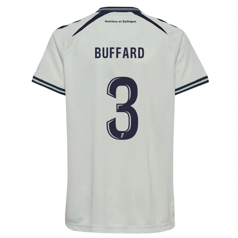 Danxen Kinderen Matthieu Buffard #3 Middernachtblauw Wit Uitshirt Uittenue 2026/27 T-Shirt
