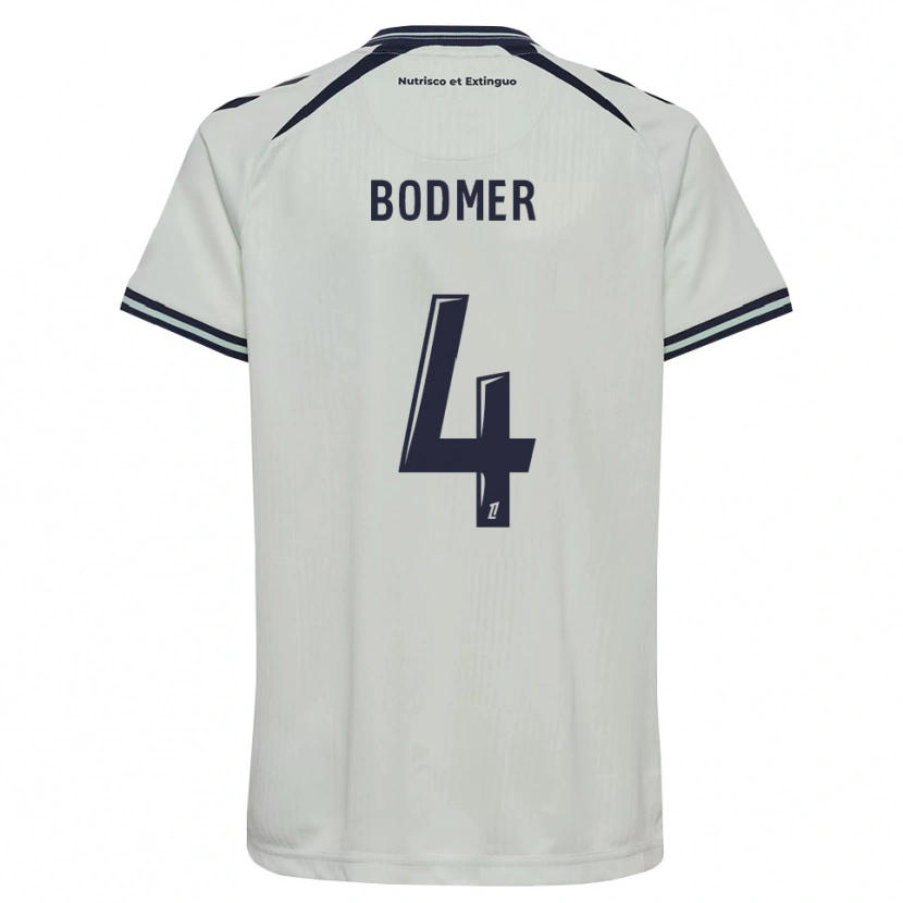 Danxen Kinderen Mathéo Bodmer #4 Middernachtblauw Wit Uitshirt Uittenue 2026/27 T-Shirt