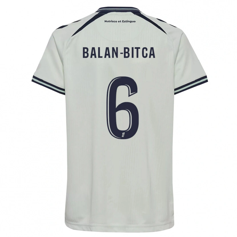 Danxen Kinderen Mario Balan-Bitca #6 Middernachtblauw Wit Uitshirt Uittenue 2026/27 T-Shirt