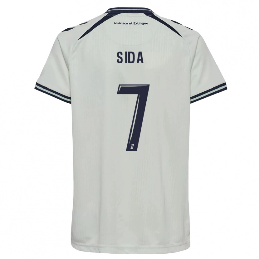 Danxen Kinderen Benoît Sida #7 Middernachtblauw Wit Uitshirt Uittenue 2026/27 T-Shirt