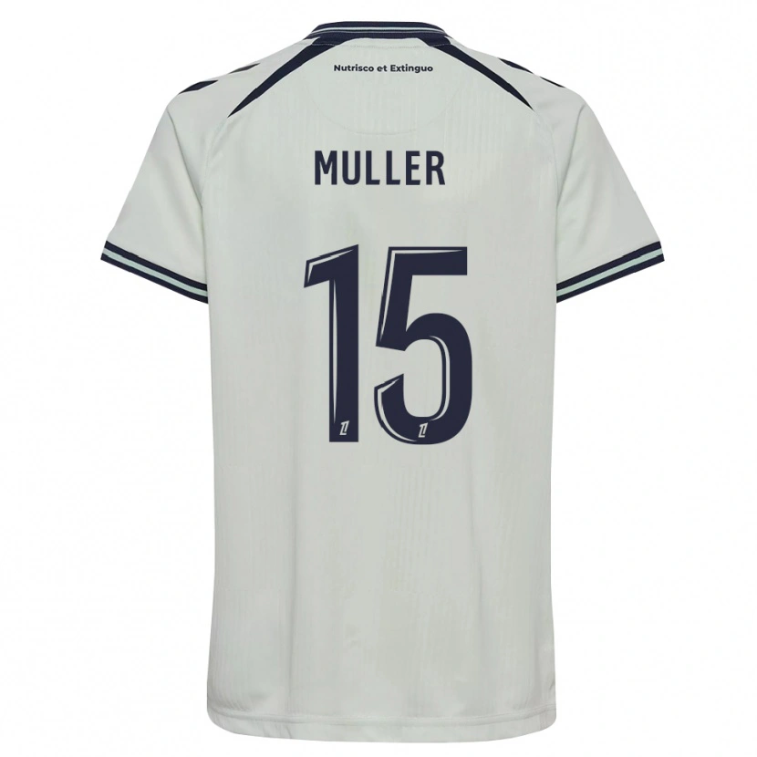 Danxen Kinderen Laura Muller #15 Middernachtblauw Wit Uitshirt Uittenue 2026/27 T-Shirt