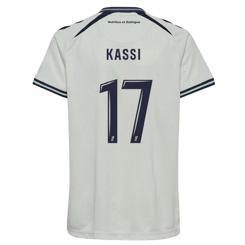 Danxen Kinderen Sarah Kassi #17 Middernachtblauw Wit Uitshirt Uittenue 2026/27 T-Shirt