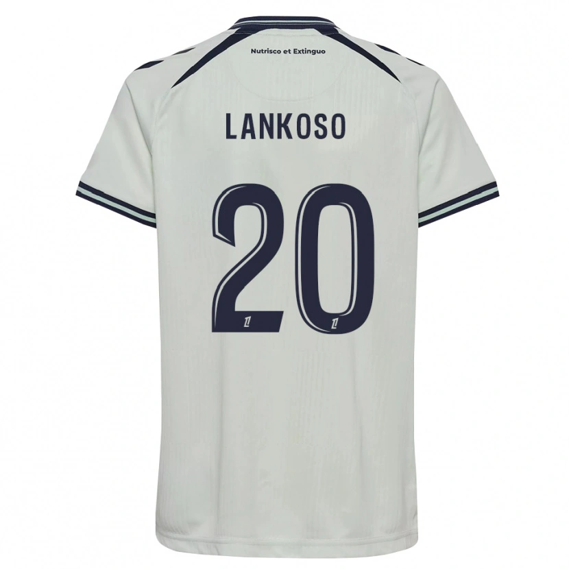 Danxen Kinderen Lenny Lankoso #20 Middernachtblauw Wit Uitshirt Uittenue 2026/27 T-Shirt