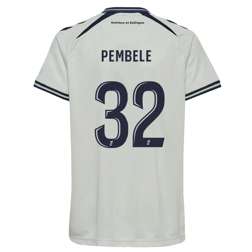 Danxen Kinderen Timothée Pembélé #32 Middernachtblauw Wit Uitshirt Uittenue 2026/27 T-Shirt