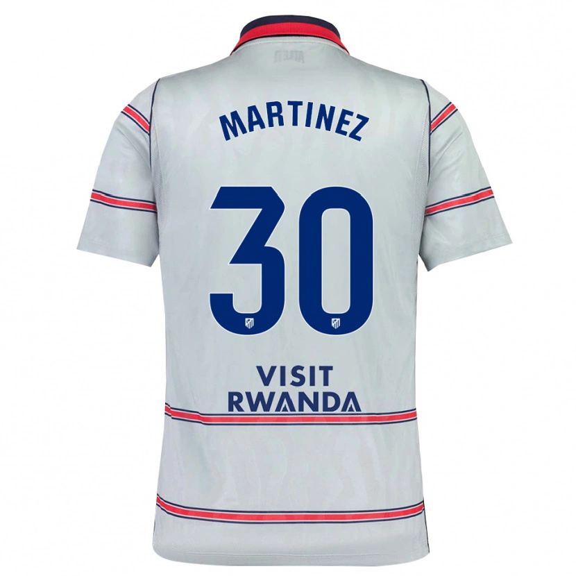 Danxen Kinderen Daniel Martinez #30 Grijs Rood Marineblauw Thuisshirt Derde Tenue 2026/27 T-Shirt