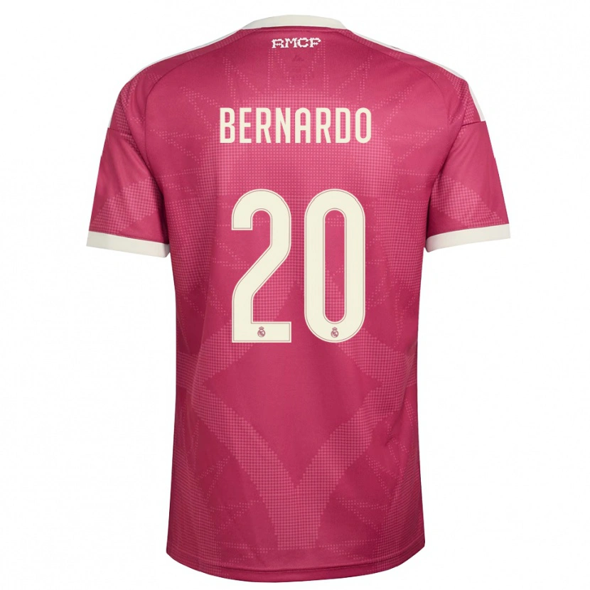 Danxen Kinderen Bernardo Silva #20 Bleek Violet Rood Wit Thuisshirt Derde Tenue 2026/27 T-Shirt