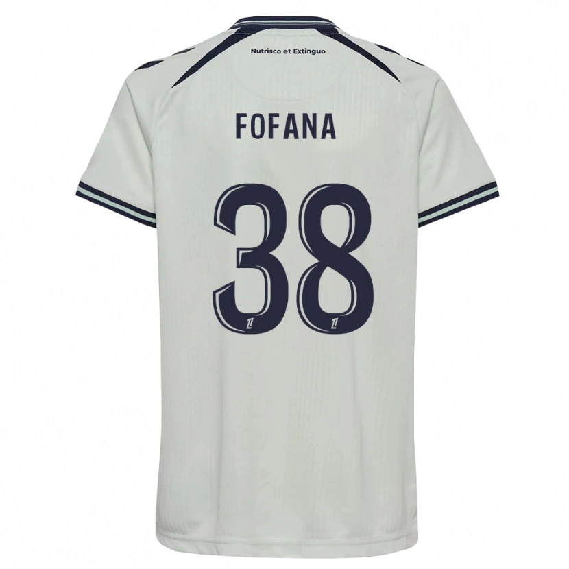 Danxen Kinderen Rayan Fofana #38 Middernachtblauw Wit Uitshirt Uittenue 2026/27 T-Shirt