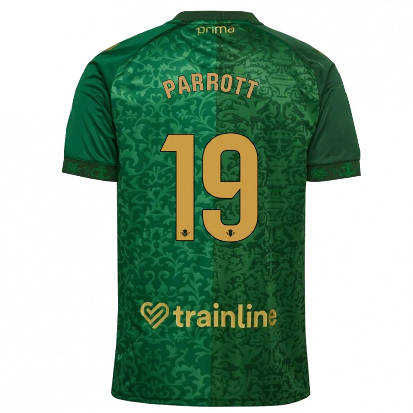 Danxen Heren Troy Parrott #19 Bosgroen Donker Goudenrood Uitshirt Uittenue 2026/27 T-Shirt
