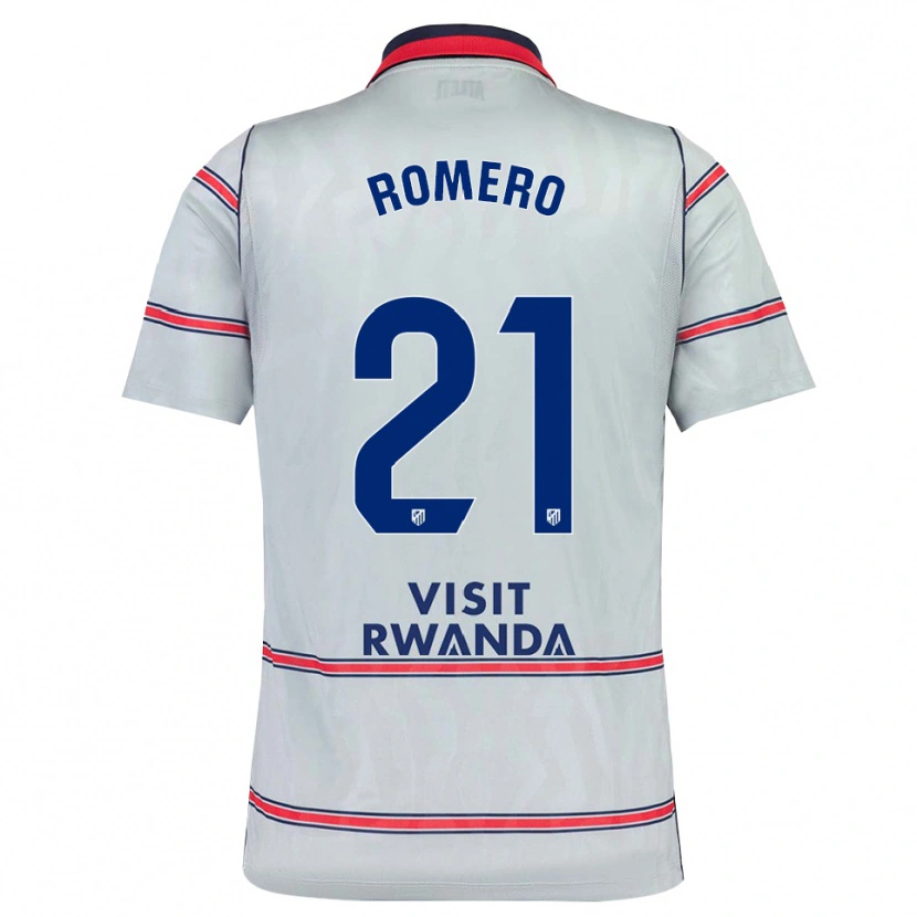 Danxen Heren Cristian Romero #21 Grijs Rood Marineblauw Thuisshirt Derde Tenue 2026/27 T-Shirt