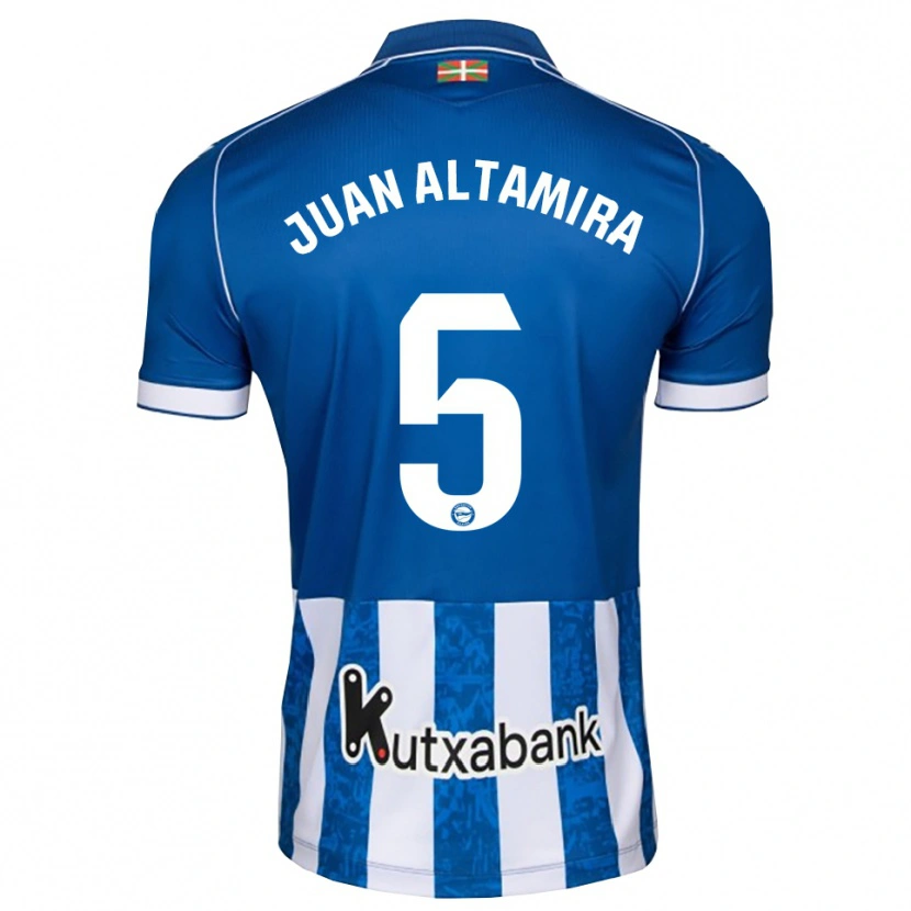 Danxen Heren Ines Juan Altamira #5 Blauw Wit Zwart Thuisshirt Thuistenue 2026/27 T-Shirt