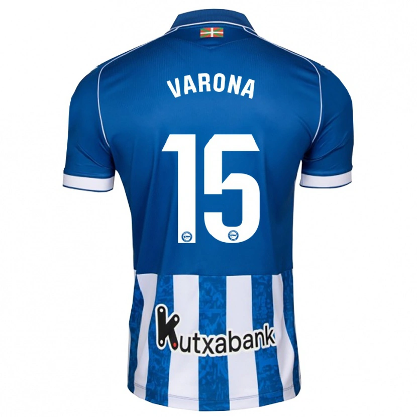 Danxen Heren Ander Varona #15 Blauw Wit Zwart Thuisshirt Thuistenue 2026/27 T-Shirt