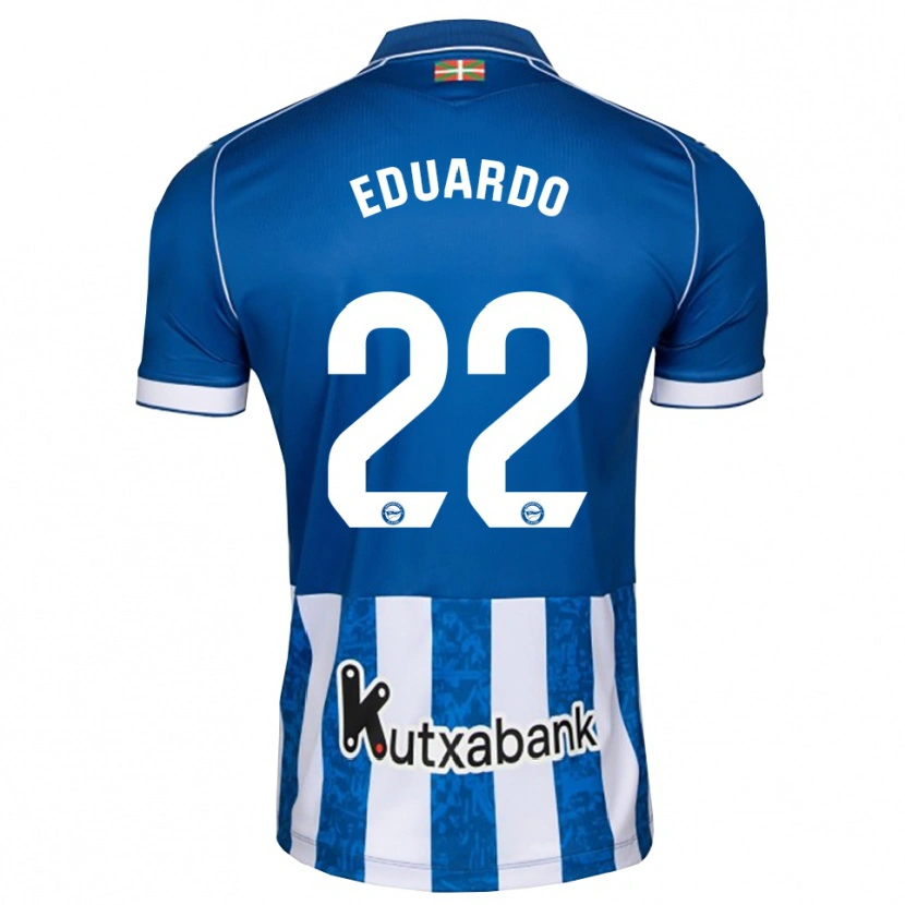 Danxen Heren Eduardo Fontana #22 Blauw Wit Zwart Thuisshirt Thuistenue 2026/27 T-Shirt
