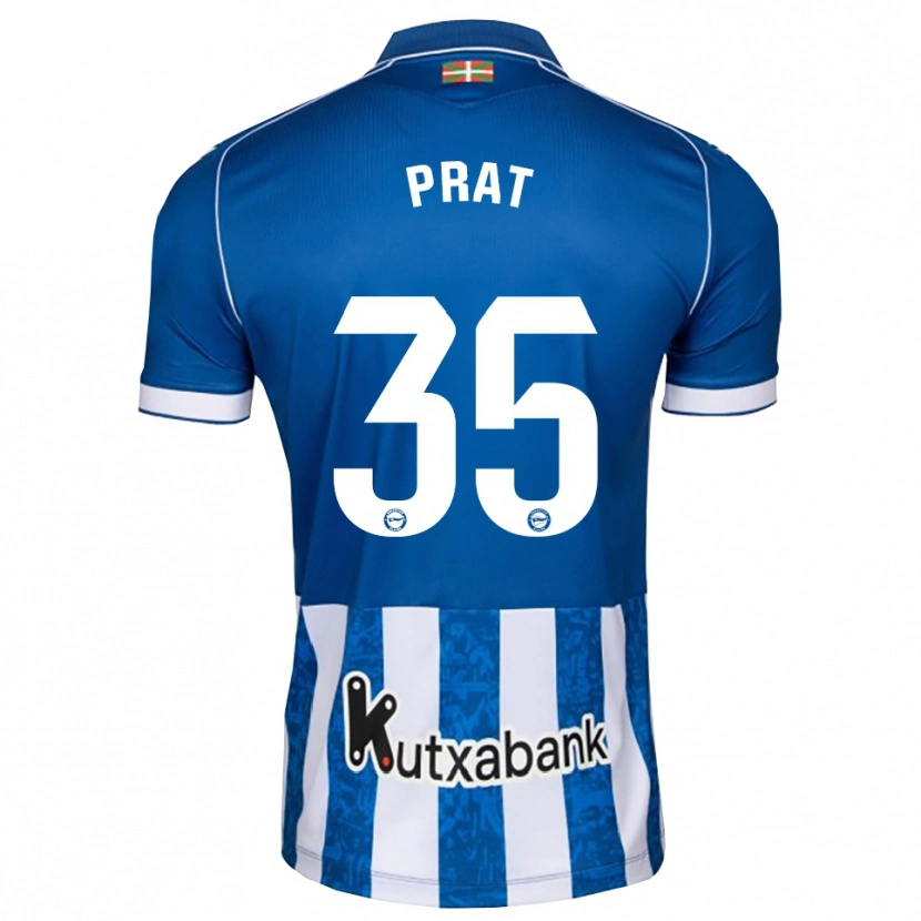 Danxen Heren Jaric Prat #35 Blauw Wit Zwart Thuisshirt Thuistenue 2026/27 T-Shirt