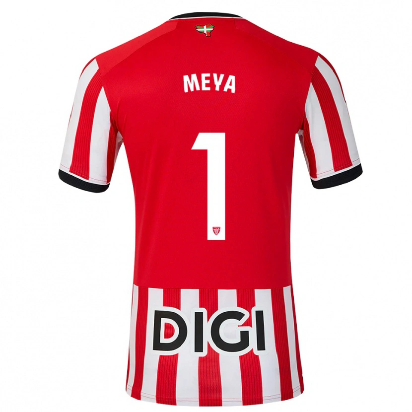Danxen Heren Aina Meya Bellot #1 Rood Zwart Wit Thuisshirt Thuistenue 2026/27 T-Shirt