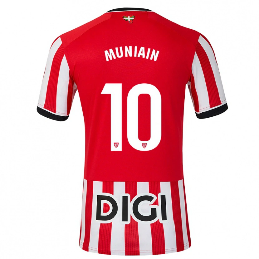 Danxen Heren Iker Muniain #10 Rood Zwart Wit Thuisshirt Thuistenue 2026/27 T-Shirt