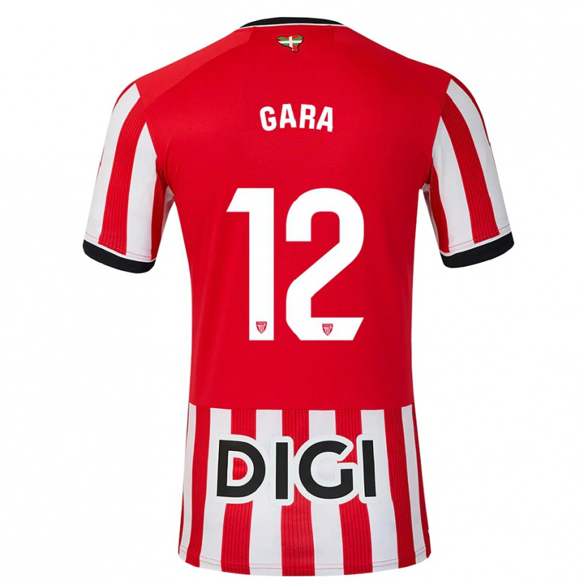 Danxen Heren Gara #12 Rood Zwart Wit Thuisshirt Thuistenue 2026/27 T-Shirt