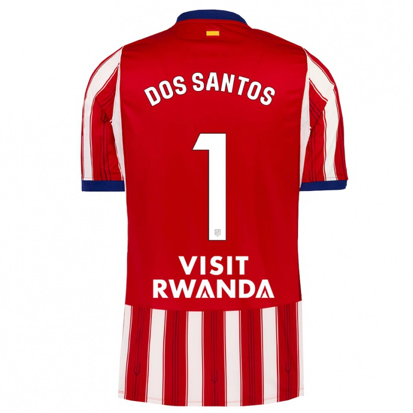 Danxen Heren Alex Dos Santos #1 Koninklijk Blauw Rood Wit Thuisshirt Thuistenue 2026/27 T-Shirt