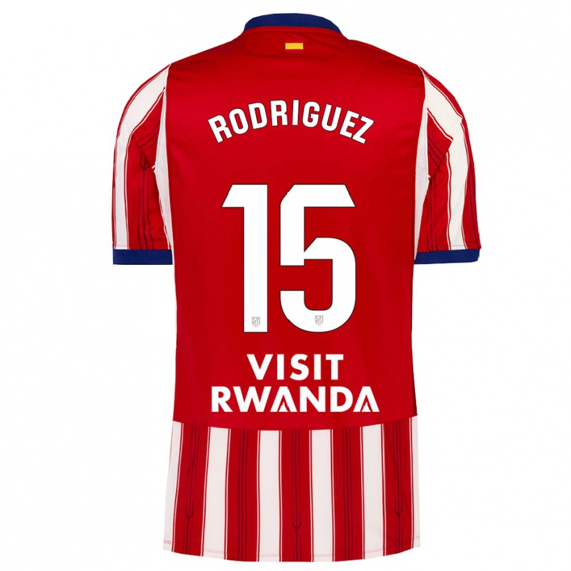 Danxen Heren Cinta Rodríguez #15 Koninklijk Blauw Rood Wit Thuisshirt Thuistenue 2026/27 T-Shirt