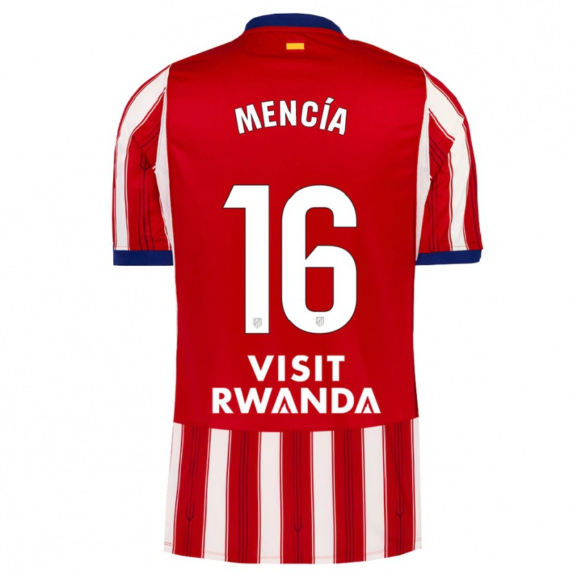 Danxen Heren Ian Mencía #16 Koninklijk Blauw Rood Wit Thuisshirt Thuistenue 2026/27 T-Shirt