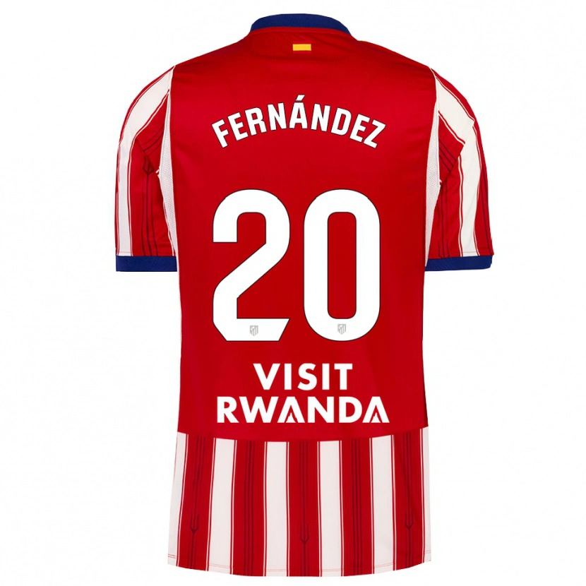 Danxen Heren Mattías Fernández #20 Koninklijk Blauw Rood Wit Thuisshirt Thuistenue 2026/27 T-Shirt
