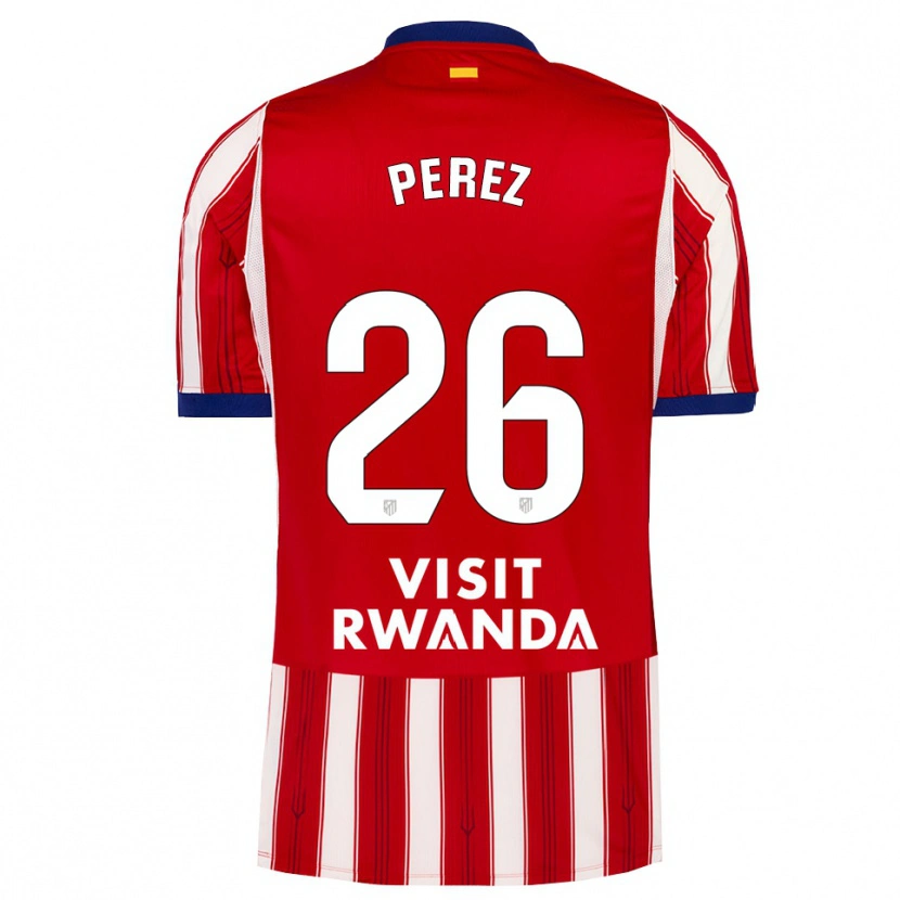Danxen Heren Xenia Perez #26 Koninklijk Blauw Rood Wit Thuisshirt Thuistenue 2026/27 T-Shirt