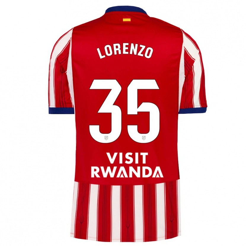 Danxen Heren Diego Lorenzo #35 Koninklijk Blauw Rood Wit Thuisshirt Thuistenue 2026/27 T-Shirt