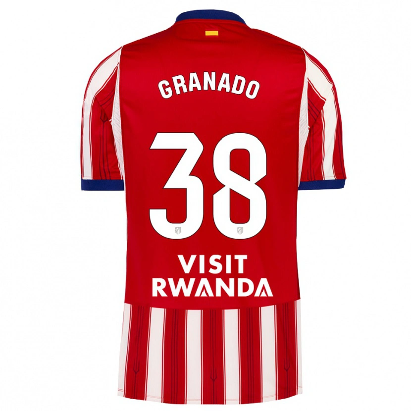 Danxen Heren Adrian Granado #38 Koninklijk Blauw Rood Wit Thuisshirt Thuistenue 2026/27 T-Shirt