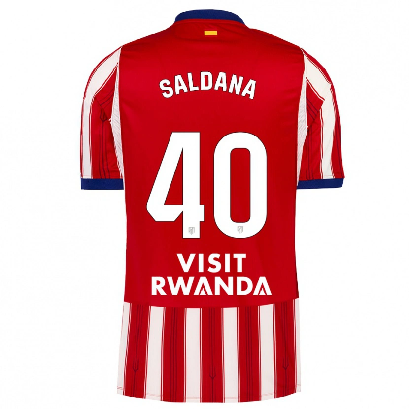 Danxen Heren Jose Saldana #40 Koninklijk Blauw Rood Wit Thuisshirt Thuistenue 2026/27 T-Shirt