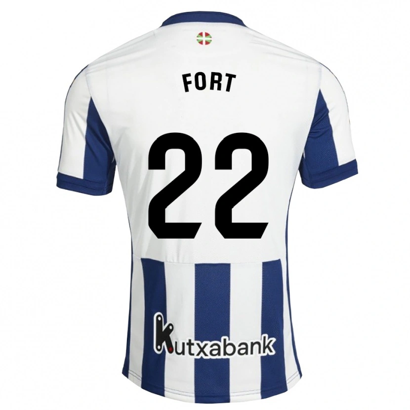 Danxen Heren Héctor Fort #22 Marineblauw Wit Goudenrood Thuisshirt Thuistenue 2026/27 T-Shirt