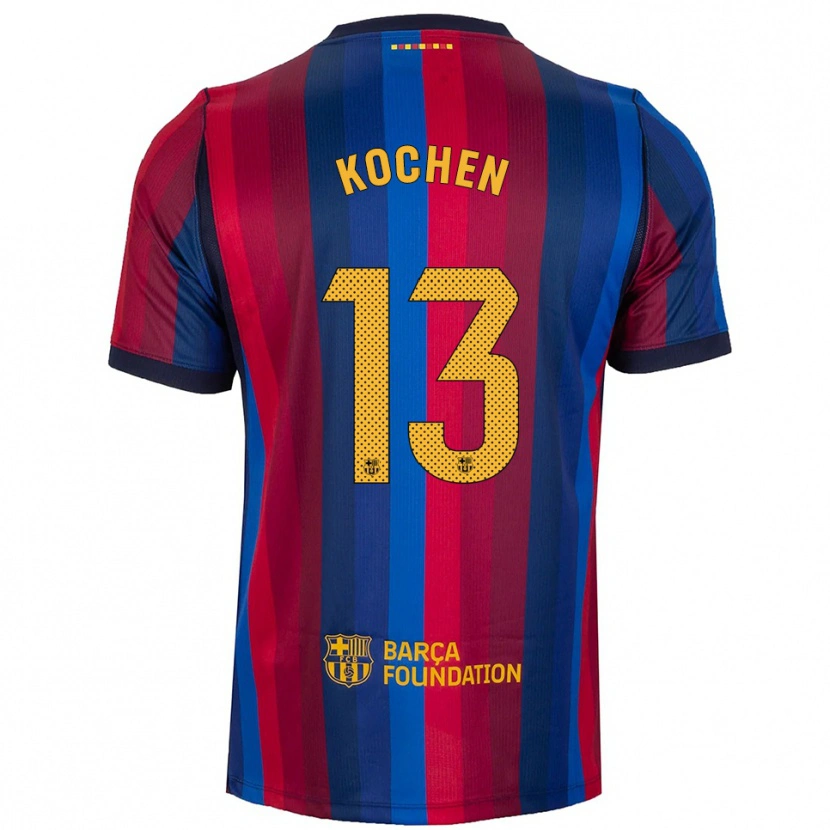 Danxen Heren Diego Kochen #13 Koninklijk Blauw Rood Geel Thuisshirt Thuistenue 2026/27 T-Shirt