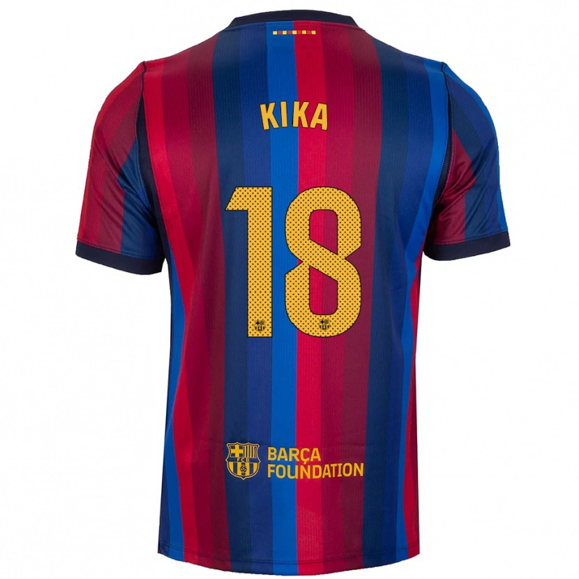 Danxen Heren Kika Nazareth #18 Koninklijk Blauw Rood Geel Thuisshirt Thuistenue 2026/27 T-Shirt
