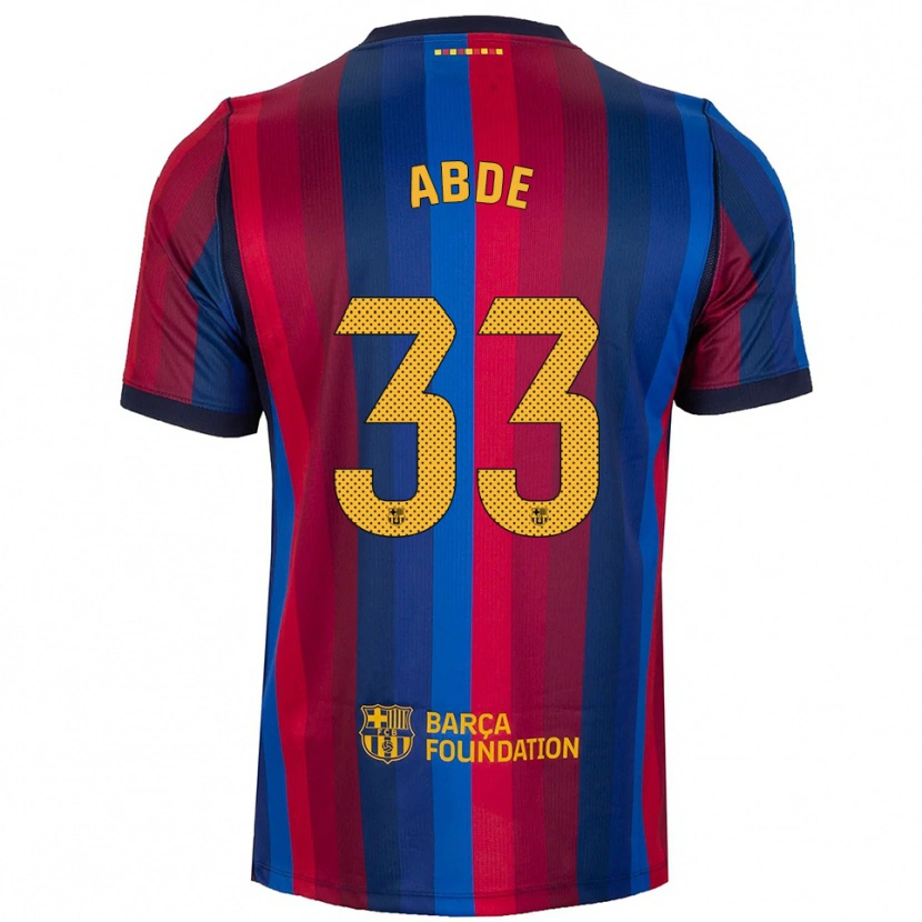 Danxen Heren Ez Abde #33 Koninklijk Blauw Rood Geel Thuisshirt Thuistenue 2026/27 T-Shirt