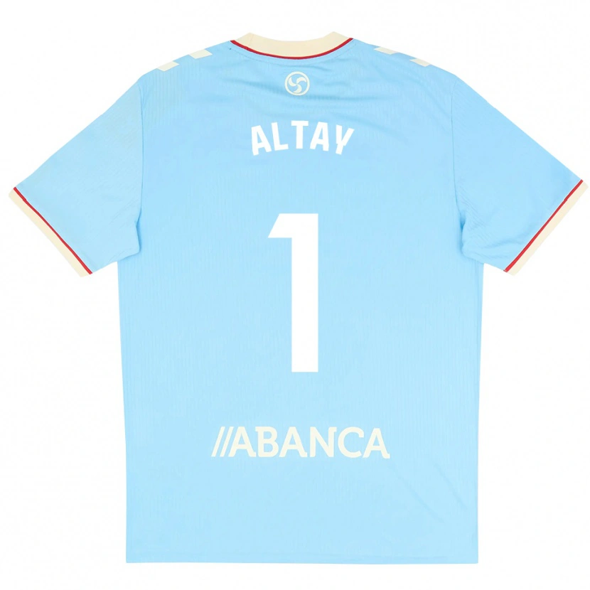 Danxen Heren Altay Bayındır #1 Hemelsblauw Wit Rood Thuisshirt Thuistenue 2026/27 T-Shirt