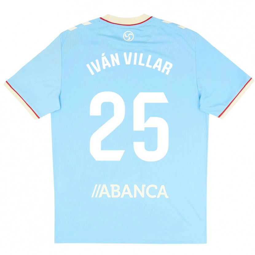 Danxen Heren Iván Villar #25 Hemelsblauw Wit Rood Thuisshirt Thuistenue 2026/27 T-Shirt