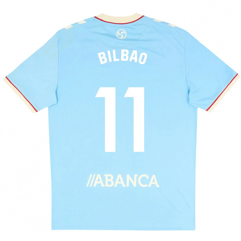Danxen Heren Luis Bilbao #11 Hemelsblauw Wit Rood Thuisshirt Thuistenue 2026/27 T-Shirt