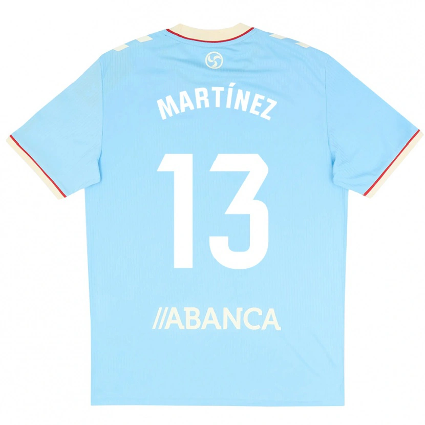 Danxen Heren Naiara Martínez #13 Hemelsblauw Wit Rood Thuisshirt Thuistenue 2026/27 T-Shirt