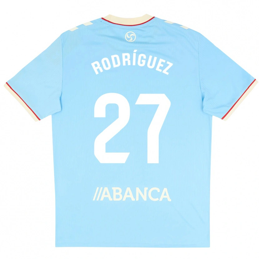 Danxen Heren Noah Rodríguez #27 Hemelsblauw Wit Rood Thuisshirt Thuistenue 2026/27 T-Shirt