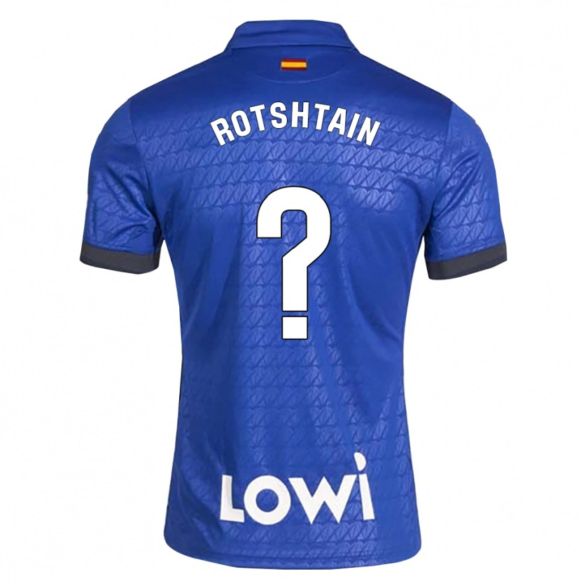 Danxen Heren Itay Rotshtain #0 Blauw Wit Zwart Thuisshirt Thuistenue 2026/27 T-Shirt