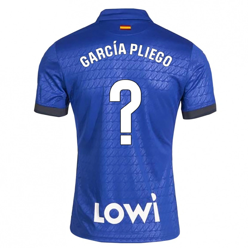 Danxen Heren Hugo García Pliego #0 Blauw Wit Zwart Thuisshirt Thuistenue 2026/27 T-Shirt