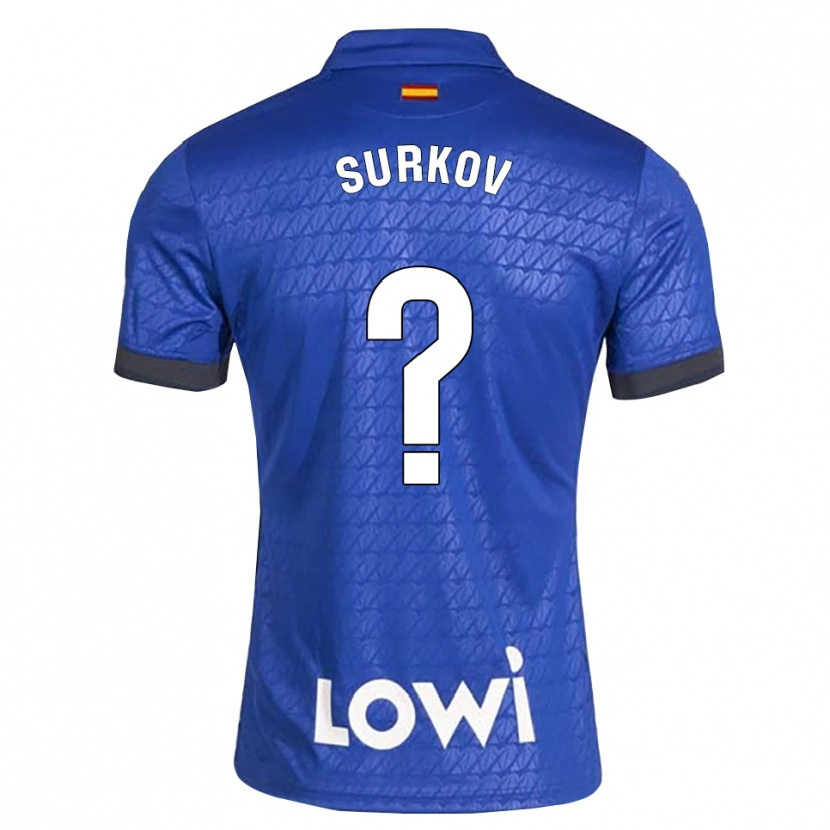 Danxen Heren Iván Surkov #0 Blauw Wit Zwart Thuisshirt Thuistenue 2026/27 T-Shirt