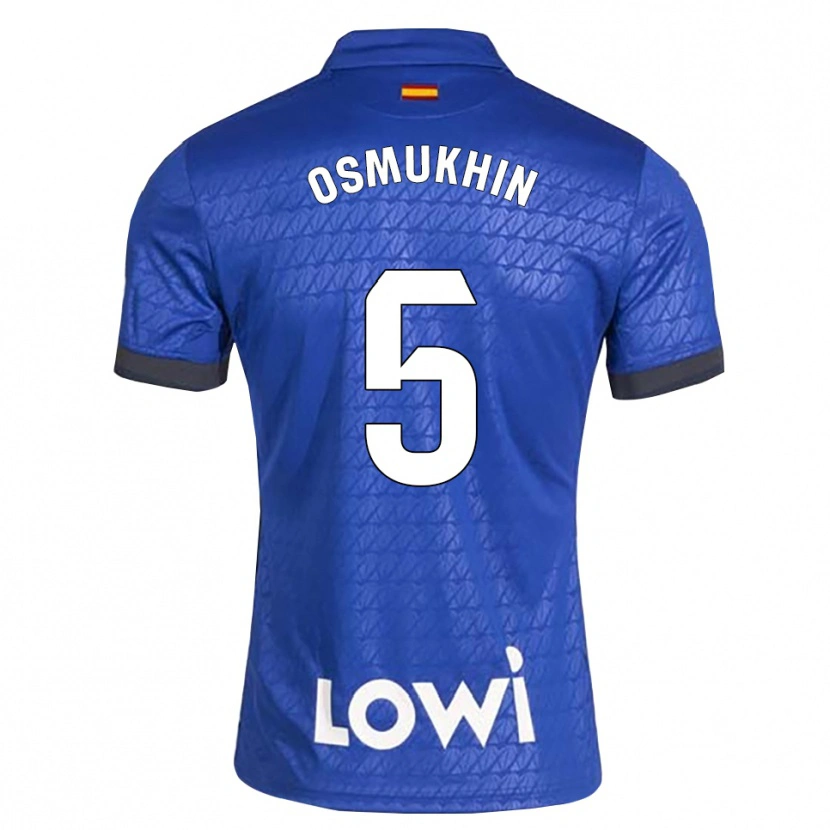 Danxen Heren Zakhar Osmukhin #5 Blauw Wit Zwart Thuisshirt Thuistenue 2026/27 T-Shirt