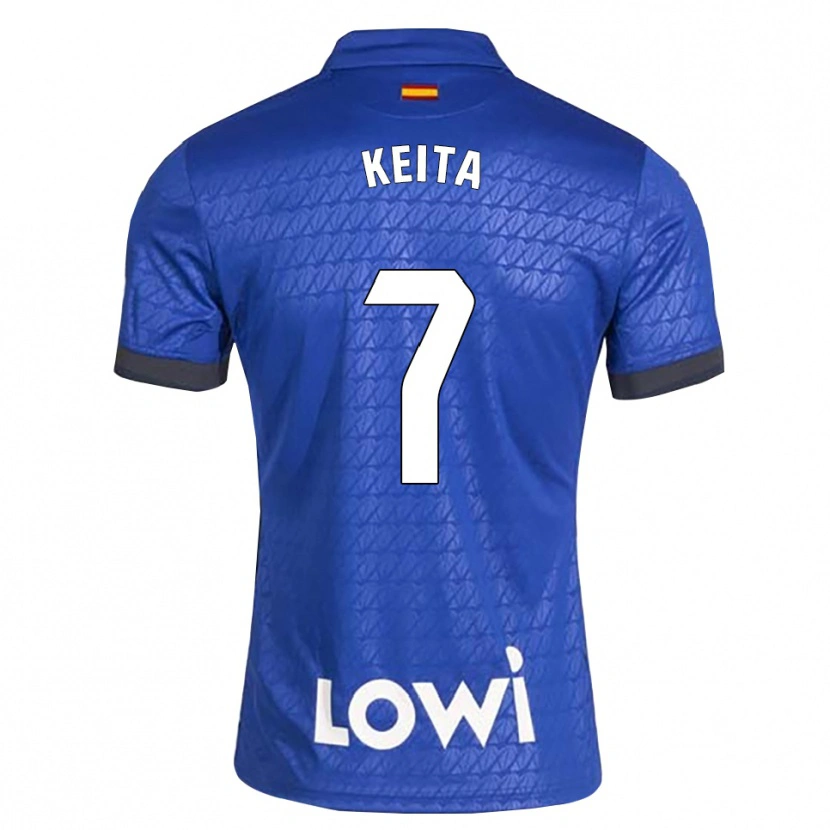Danxen Heren Abdoulaye Keita #7 Blauw Wit Zwart Thuisshirt Thuistenue 2026/27 T-Shirt