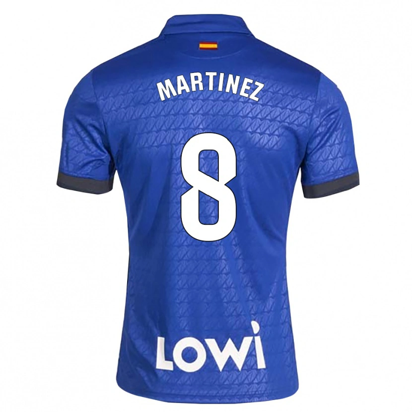 Danxen Heren Jesús Martínez #8 Blauw Wit Zwart Thuisshirt Thuistenue 2026/27 T-Shirt
