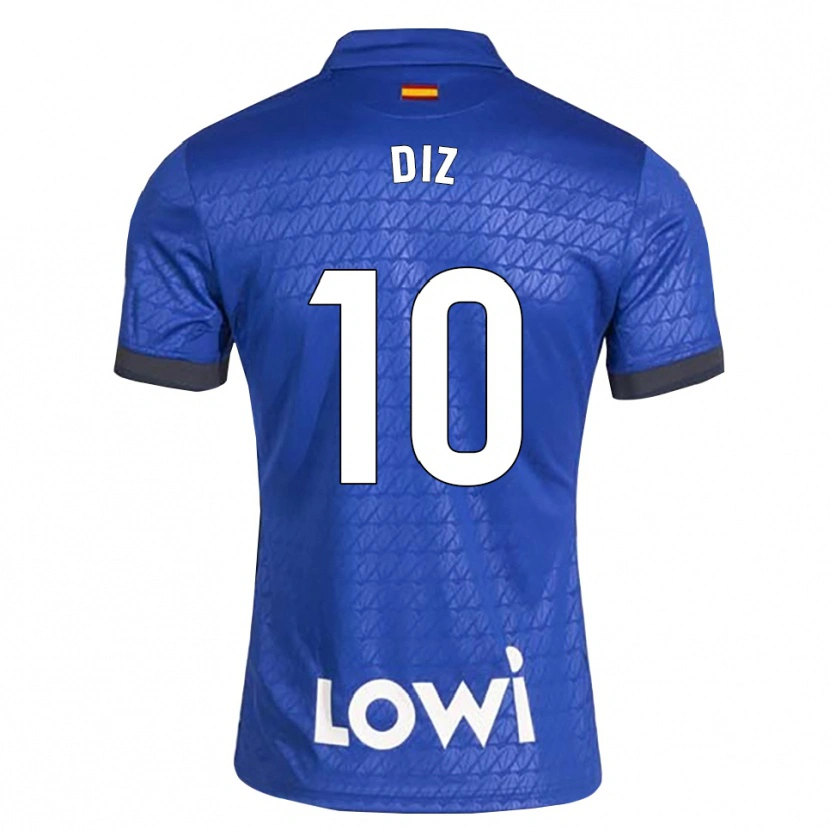 Danxen Heren Rafa Diz #10 Blauw Wit Zwart Thuisshirt Thuistenue 2026/27 T-Shirt